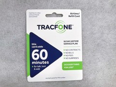 NIB New In Box TRACFONE Cell Flip Phone LG 442BG + Airtime Refill 60 Minute CARD