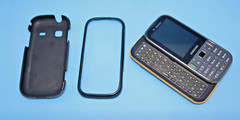 Samsung Gravity TXT SGH-T379 – Charcoal & Yellow Rare Phone + BOX & bumper &docs