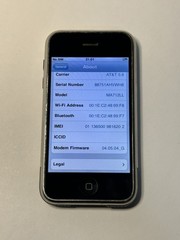 Apple iPhone 1st Generation – 8GB – Black A1203 (GSM) 2G MA712LL/A