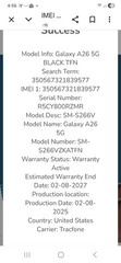 Samsung Galaxy A26 5G – 128 GB – Black (Straight Talk)
