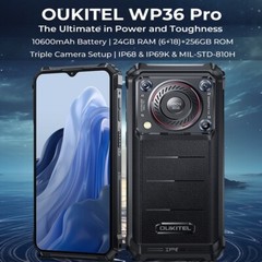 Hot Oukitel WP36 Pro IP68 Wasserdicht Robustes Handys 24GB+256GB 10600mAh NFC
