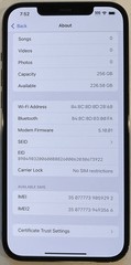 TESTED USED GSM UNLOCKED, GRAPHITE iPhone 12 PRO MAX, 256GB A2342 MG9F3LL/A