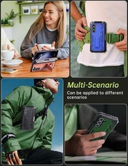 for Samsung Galaxy Z Fold 5 Case,w/ Belt Clip Holster/Military Grade Drop Proof