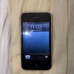 Early iOS 1.0 Apple iPhone 1st Generation – 8GB – Black A1203 (GSM) 2G MA712LL/A