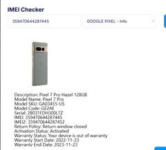 Google Pixel 7 Pro 128GB Hazel GE2AE Cracked Screen Touch Not Working Clean IMEI