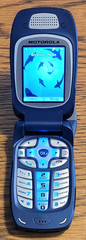 Motorola i760 – Blue and Silver ( Nextel ) Rare iDEN Flip Phone w/ 3 Games
