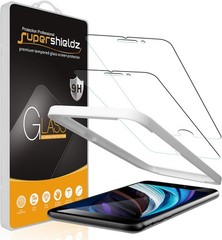 2PCS Tempered Glass Screen Protector for iPhone SE (2022/2020) 4.7 Inch Anti Scr