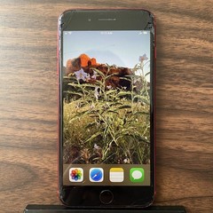 Apple iPhone 8 Plus Unlocked 64 GB, Cracks 74 BH Functional/Repair — Product Red