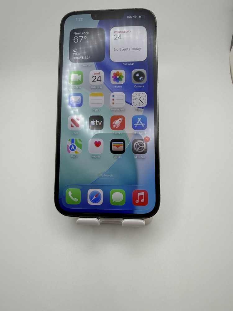 Apple iPhone 13 Pro Max – 128GB – Unlocked – Graphite – Cracked – Clean ESN