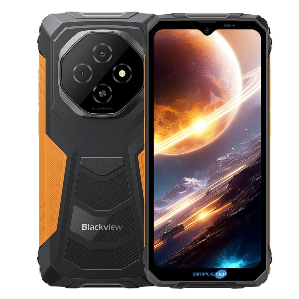 Blackview Fort 1 Rugged Android 15 Smartphone 6GB 256GB IP69K 10000mAh