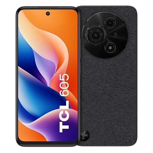 New TCL 605 6.7″Display Factory Unlocked Android Dual SIM 128GB Cell Phone BK