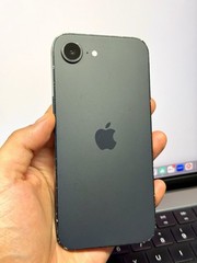 Apple iPhone 16e (100% Batt) Factory Unlocked Black 128GB (Frame Scratch) #24790