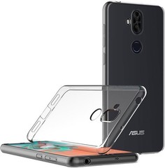 Asus ZenFone 5Q ZC600KL (6 inch) Soft TPU Rubber Gel Bumper Transparent Back Cov