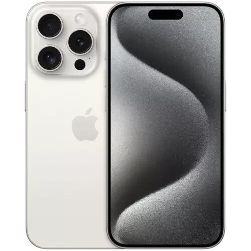 open box Apple iPhone 15 Pro 256GB white titanium COLOR FULLY Unlocked