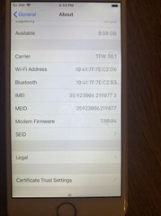 Apple iPhone 6 – 16GB – Gold (Verizon) A1549 (CDMA + GSM)
