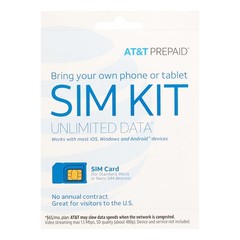 AT&T Prepaid SIM Card Kit (Nano) – Blue