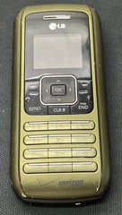 LG enV VX9900 Green and Black Verizon Flip Keyboard Phone Rare Color Untested