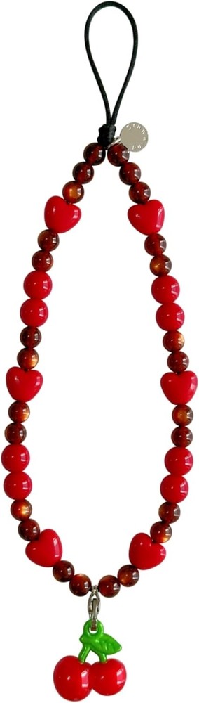 Beaded Wristlet Strap Universal Cell Phone Lanyard Cute Bracelet Accessories Swe