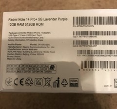 NEW And Sealed Redmi Note 14 Pro+ 5G Lavender Purple. 12+512GB. Global Version