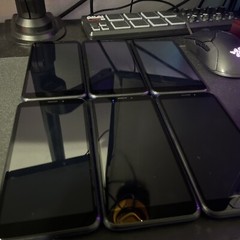 Lot Of 6 Cricket Debut Phones all working and unlocked