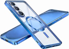 Magnetic Case for Samsung Galaxy S26 Plus with Camera Cover, Glossy Luxury Slim