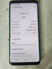 Samsung Galaxy S9 SM-G960U Unlocked T-mobile Verizon 64GB Coral Blue Grade A