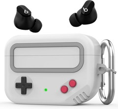 Silicone Case for Beats Studio Buds, Game-Machine Design Case (Light Grey)