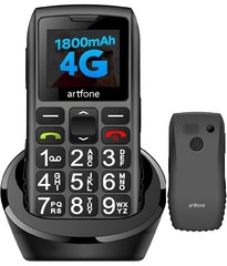 artfone C1+4G Cell Phone for Seniors, Large Buttons Basic Phone, SOS Button,