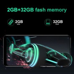 Unlock , 6.35-inch Screen, 2GB RAM and 32G ROM, Front and Rear Cameras, Suppo…