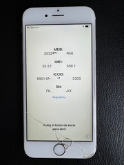 Apple iPhone 6s – 32GB – Silver (Unlocked) A1688 (CDMA + GSM) – used, working!