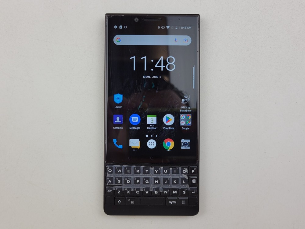 BlackBerry Key2 (BBF100-2) 64GB – Black (GSM Unlocked) – SMALL ISSUE – J2080