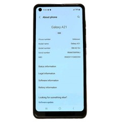 Samsung Galaxy A21 SM-A215U Unlocked 32GB Black A Excellent Condition