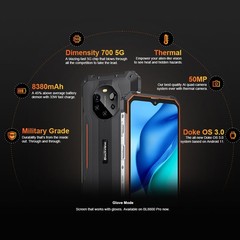 5G Blackview BL8800 Pro Rugged Phone Android 11 Thermal Imaging Dual SIM Global