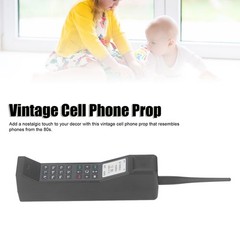 Vintage 80s Mobile Phone Unique Prop For Retro Decoration Plastic Premium
