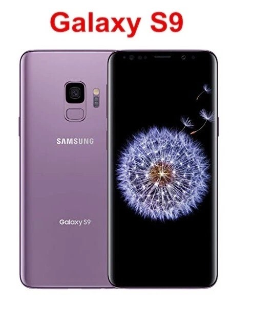Mint 9/10 Samsung Galaxy S9 SM-G960U 64 GB 4G LTE Purple Unlocked + Image Burn