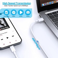 45W Super Fast Charger for Samsung Android Phone, 10FT USB C to C Cable 2Pack