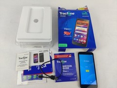 BLU View One 1 B100DL Cellphone (Black 16GB 2GB) Tracfone – AS IS –