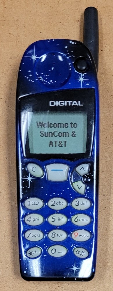 Nokia 5165 – Blue Night Sky ( SunCom / AT&T Wireless ) Cellular TDMA Phone