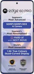 MOTOROLA Moto Edge 60 Pro 5G-Factory Unlocked Dual SIM-8GB 256GB-Dazzling Blue