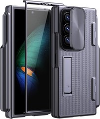 Samsung Galaxy Z Fold 6 Case with Kickstand Full Body Hard PC Stylish Shockproof