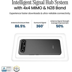 Tecno Pova Slim 5G Smartphone 8GB RAM 128GB Slim Black Global Version Unlocked