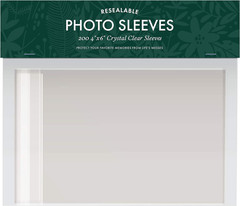 Jot & Mark 4X6 Photo Sleeves (200 Count) – Crystal Clear Archival Plastic Sleeve