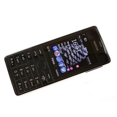 Nokia 515 Black White (Unlocked) 2.4 Inches 5MP Dual Sim Cellular Phone