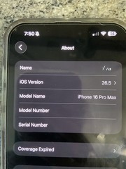 Apple iPhone 16 Pro Max 256GB Black 5G A18 Pro 48MP iOS GPS NFC Wi-Fi