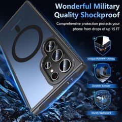 Samsung Galaxy S24 Ultra Case & Magnetic Case for Samsung Galaxy S24 Ultra 6.8 I