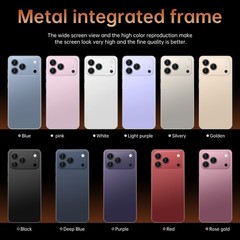 Smartphone G17 Pro Max 128G DualSim 5G Unlocked Cell Phone Cheap Phone Android15