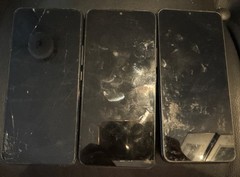 Lot of 3 Vortex HD65 SmartPhone Broken 64GB Crack Glass NO Power Fair Used