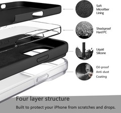 Premium Silicone Case for iPhone 13 & iPhone 14 with Soft Anti-Scratch Lining