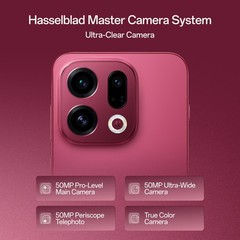 OPPO Find X9 | 256GB | 12GB RAM | Velvet Red | Global Version Unlocked NFC