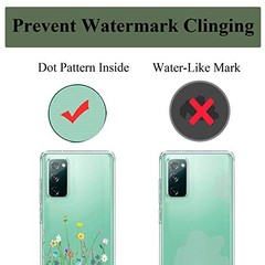 Flower Bouquet Clear Cell Phone Case for Samsung Galaxy S20 FE, Slim TPU Cover